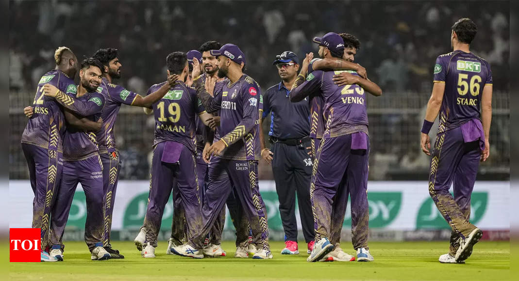 Kolkata Knight Riders secure top spot on IPL points table for first time in league history | Cricket News
