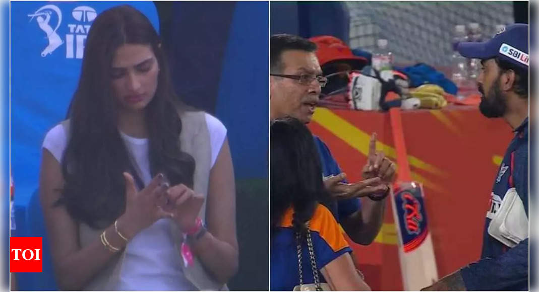 Athiya Shetty cheers for husband KL Rahul during IPL match between MI and LSG amid recent controversy | Hindi Movie News