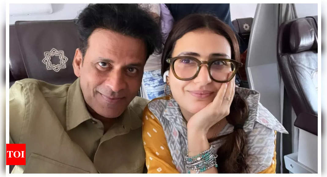 Fatima Sana Shaikh drops a lovely photo with ‘favourite co-actor’ Manoj Bajpayee from a flight – See inside |